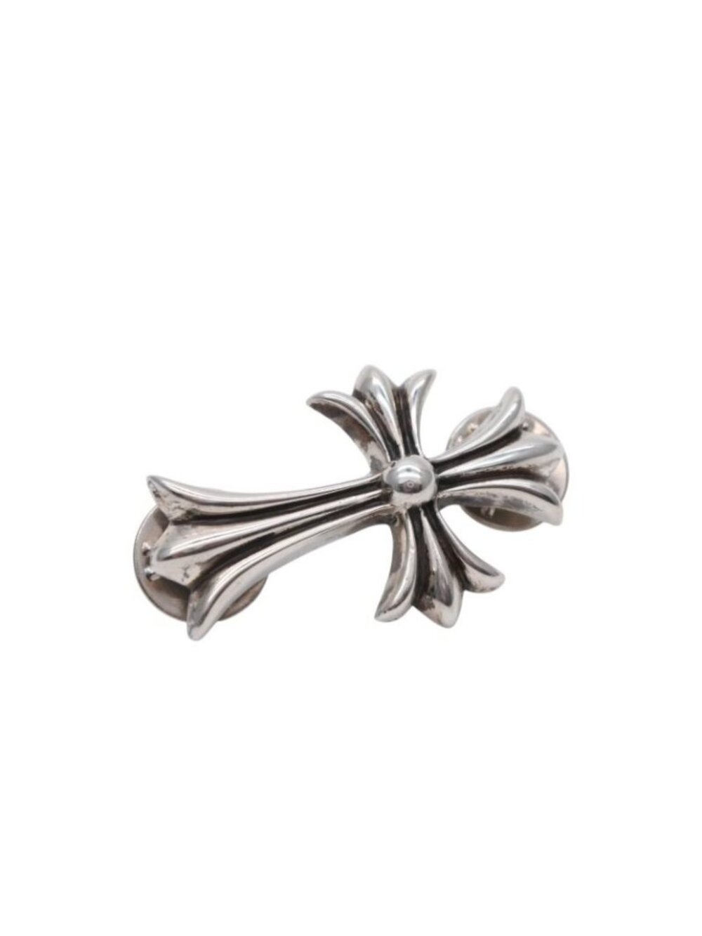 Chrome Hearts Tiny Cross Pin Badge 925 Sterling Silver